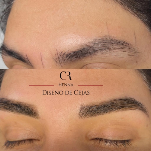 Diseño de Cejas Henna y aplicación Henna