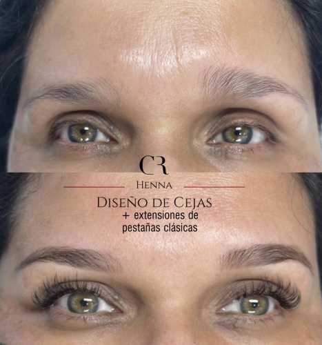 Diseño de Cejas Henna y aplicación Henna