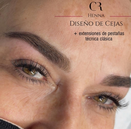 Diseño de Cejas Henna y aplicación Henna