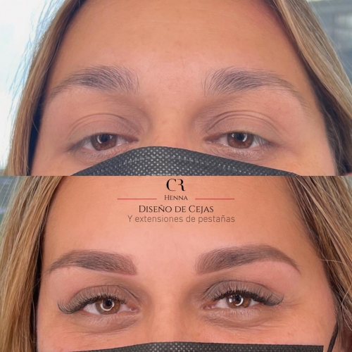 Diseño de Cejas Henna y aplicación Henna