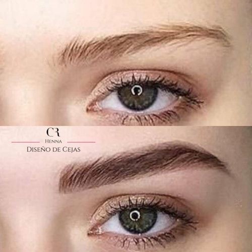 Diseño de Cejas Henna y aplicación Henna