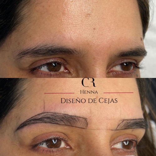 Diseño de Cejas Henna y aplicación Henna
