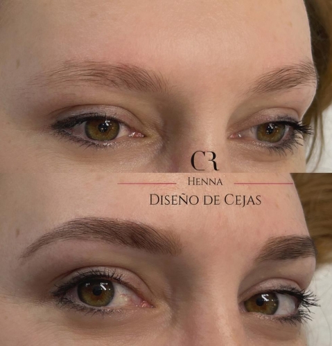 Diseño de Cejas Henna y aplicación Henna