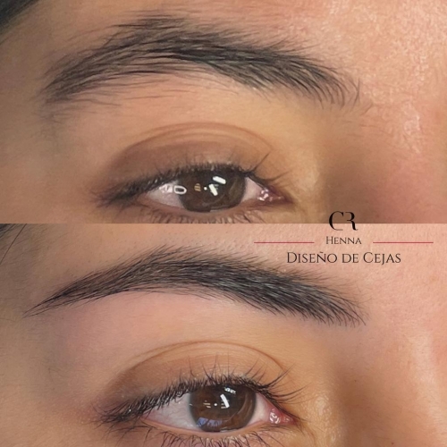 Diseño de Cejas Henna y aplicación Henna